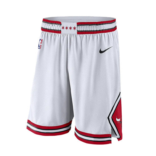 מכנס NBA שיקאגו בולס לבן